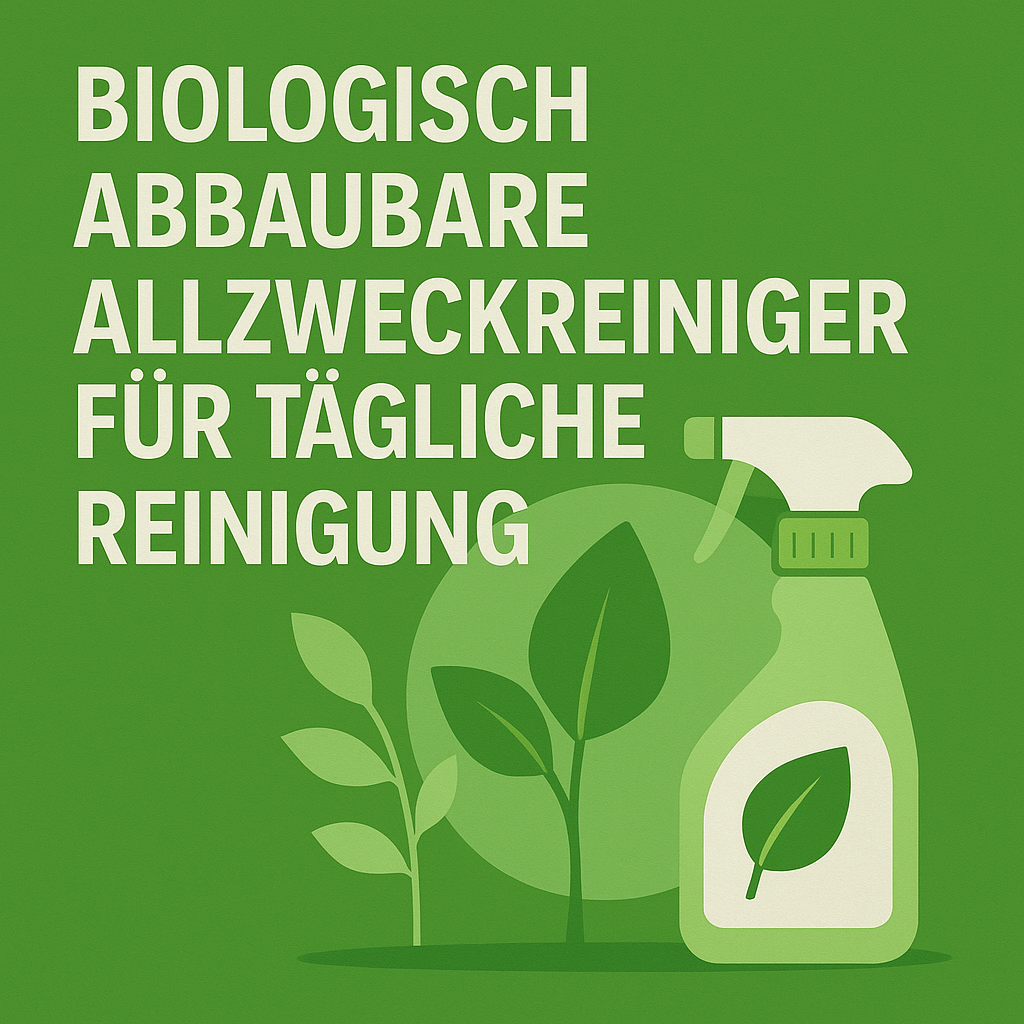 Biologisch abbaubare Allzweckreiniger für tägliche Reinigung