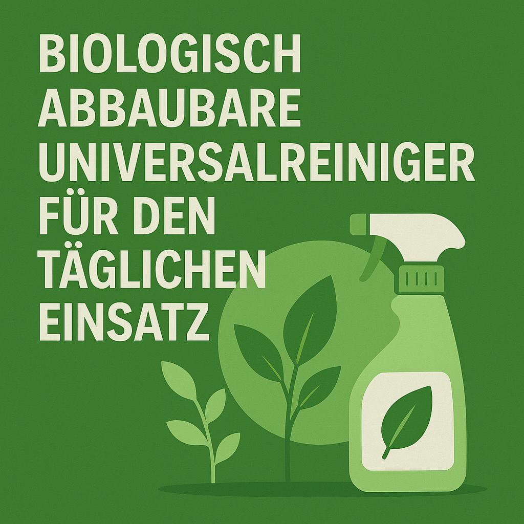 Biologisch abbaubare Universalreiniger für den täglichen Einsatz
