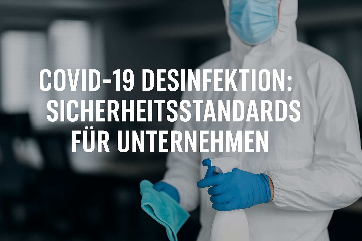 COVID-19 Desinfektion: Sicherheitsstandards für Unternehmen