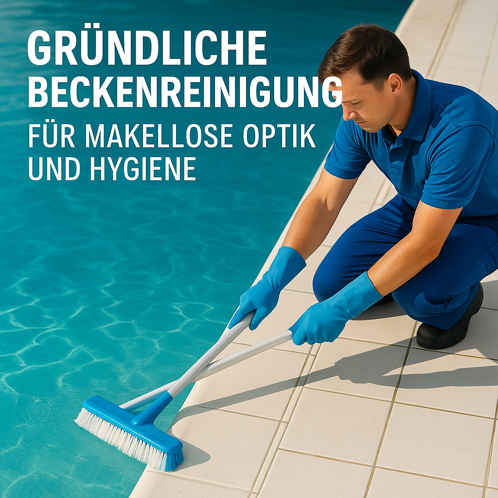 Gründliche Beckenreinigung für makellose Optik und Hygiene