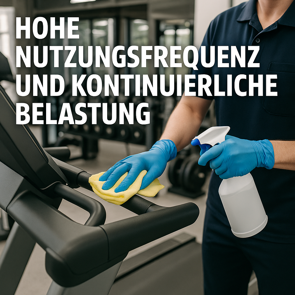 Hohe Nutzungsfrequenz und kontinuierliche Belastung