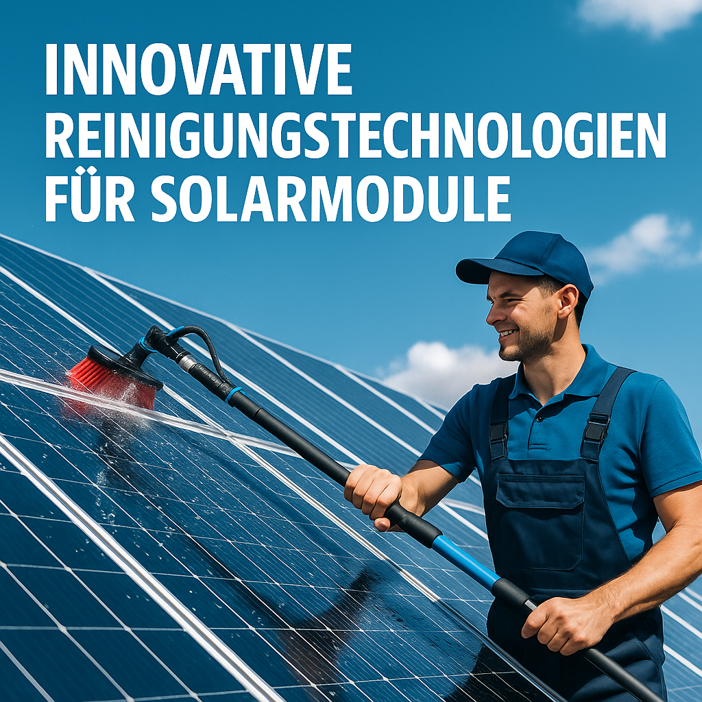 Innovative Reinigungstechnologien für Solarmodule
