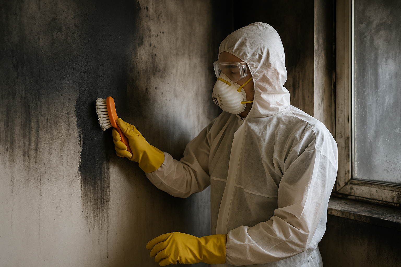 Rußablagerungen und Rauchschäden