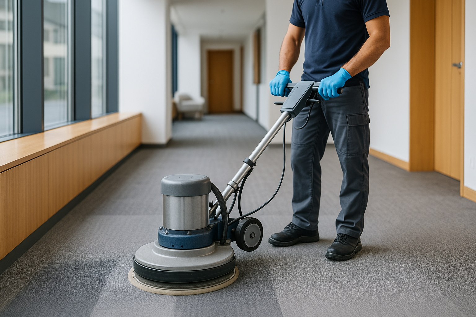 Schnelle Begehbarkeit mit kurzer Trocknungszeit