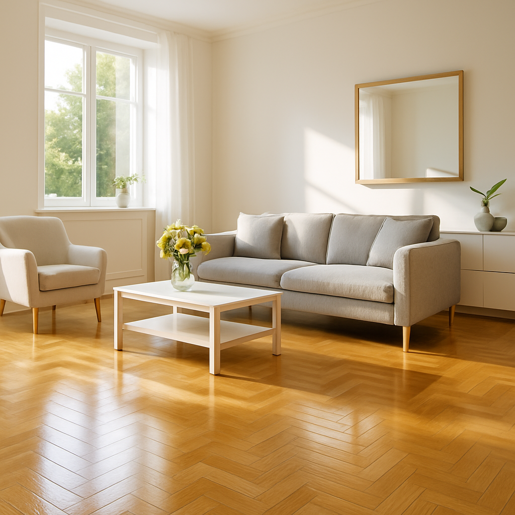 Strahlende Oberflächen und glänzende Böden