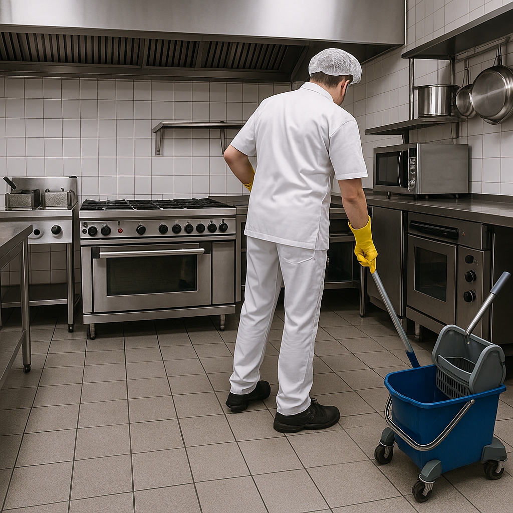 Systematische Reinigung aller Produktionsbereiche