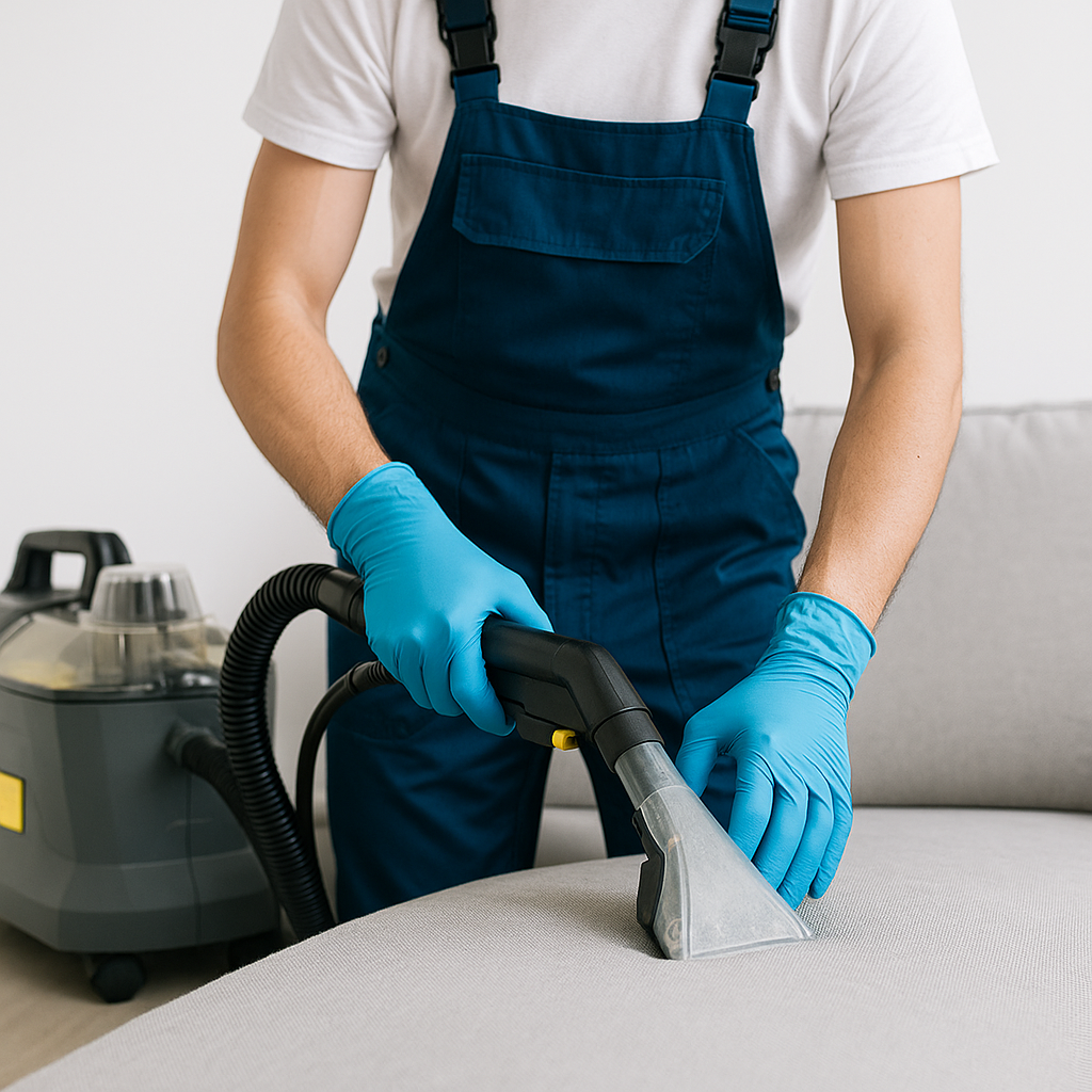 1. Tiefenreinigung von Textilien und Polstermöbeln