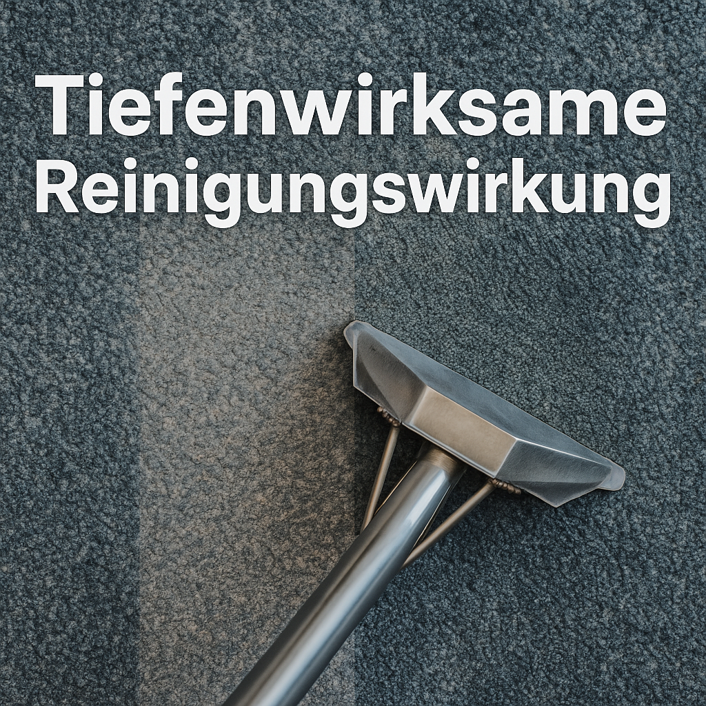 Tiefenwirksame Reinigungswirkung
