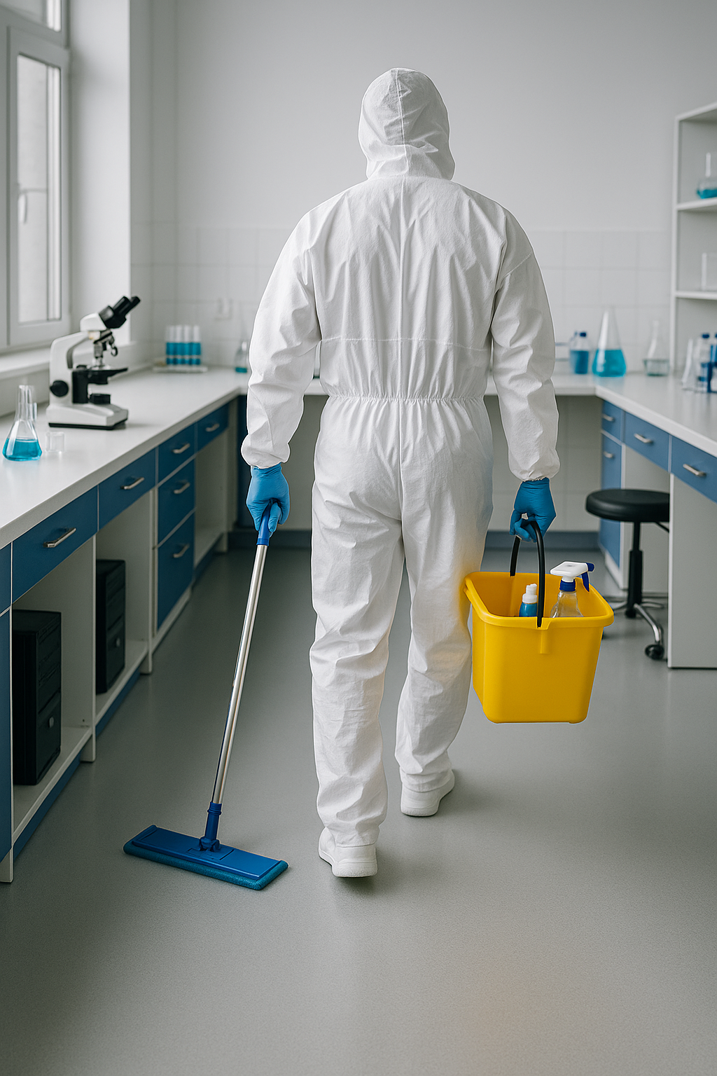 1. **Warum ist die Reinigung von Laboren wichtig?
