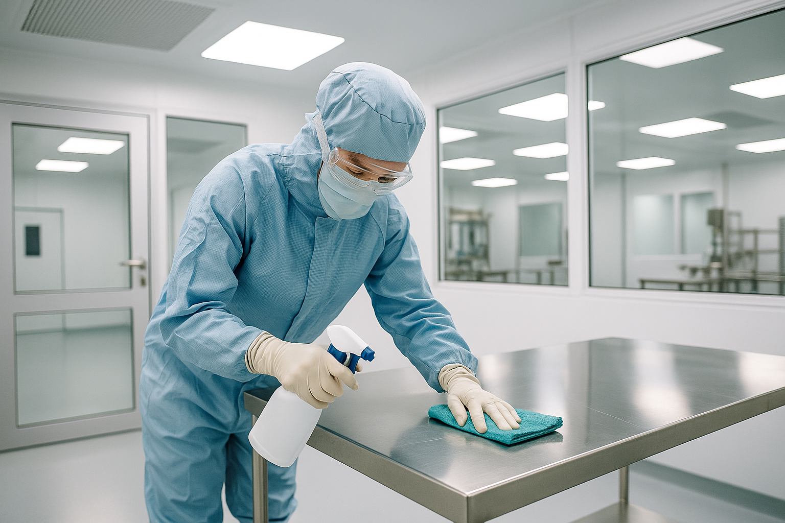 1. **Was ist ein Reinraum und warum ist die Reinigung wichtig?